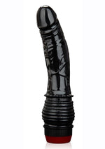 Load image into Gallery viewer, C and B Gear Vibrating Anal Dildo - Black - 4.75in