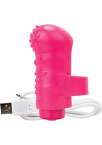 Load image into Gallery viewer, Charged Fing O Rechargeable Finger Mini Vibrator Waterproof - Pink