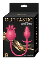 Load image into Gallery viewer, Clit-Tastic Tulip Finger Massager and Pleasure Plug - Red - Set