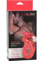 Load image into Gallery viewer, Couples Raging Bull Vibrating Cock Ring - Red