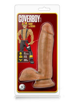 Load image into Gallery viewer, Loverboy Manny The Fireman Dildo with Balls - Caramel - 7in