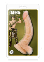 Load image into Gallery viewer, Loverboy Soldier Boy Dildo with Balls - Flesh/Vanilla - 8in