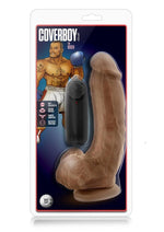 Load image into Gallery viewer, Loverboy The Boxer Vibrating Cock with Balls - Caramel - 9in