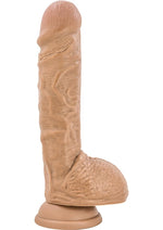 Load image into Gallery viewer, Loverboy Your Personal Trainer Dildo with Balls - Brown/Caramel - 9in