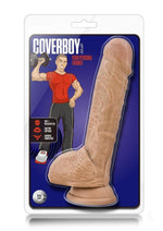 Load image into Gallery viewer, Loverboy Your Personal Trainer Dildo with Balls - Brown/Caramel - 9in
