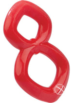Load image into Gallery viewer, Crazy 8 Cock Ring - Red