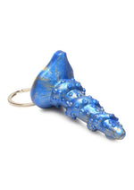 Load image into Gallery viewer, Creature Cocks Lord Kraken Keychain - Blue/Metal