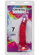 Load image into Gallery viewer, Crystal Jellies Thin Dildo - Clear/Pink - 7in