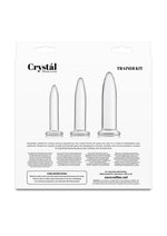 Load image into Gallery viewer, Crystal Trainer Glass Anal Plugs Kit