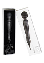 Load image into Gallery viewer, Doxy Number 3 Wand Plug-In Vibrating Body Massager - Black/Matte Black/Metal - Small