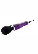 Load image into Gallery viewer, Doxy Die Cast Wand Metal Plug-In Vibrating Body Massager - Metal/Purple