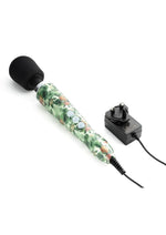 Load image into Gallery viewer, Doxy Die Cast Wand Plug-In Vibrating Body Massager - Metal/Pineapple Pattern