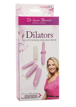 Load image into Gallery viewer, Dr. Laura Berman Dilators Set Of 4 Interlocking Sizes Plus Sleeve - Lavender/Purple