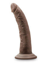 Load image into Gallery viewer, Dr. Skin Glide Self Lubricating Dildo - Chocolate - 7.5in