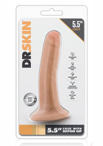 Load image into Gallery viewer, Dr. Skin Dildo with Suction Cup - Vanilla - 5.5in