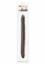 Load image into Gallery viewer, Dr. Skin Double Dildo - Chocolate - 16in