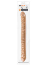 Load image into Gallery viewer, Dr. Skin Double Dildo - Brown/Mocha - 18in