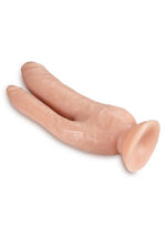 Load image into Gallery viewer, Dr. Skin Dual Penetrating Dildo with Suction Cup