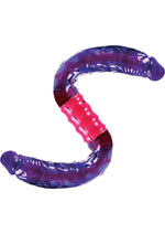 Load image into Gallery viewer, Dual Vibrating Flexi Dildo - Purple