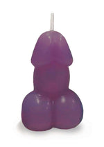 Load image into Gallery viewer, Eden's Candle Vanilla Scented Penis - Eggplant Purple/Purple