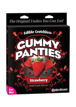 Load image into Gallery viewer, Edible Crotchless Gummy Panties - Strawberry - Pink
