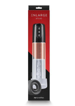 Load image into Gallery viewer, Enlarge Atlas Battery Operated Penis Pump - Black/Clear