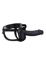 Load image into Gallery viewer, Erection Assistant Hollow Strap-On - Black - 8.5in