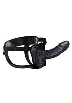 Load image into Gallery viewer, Erection Assistant Hollow Strap-On - Black - 8in