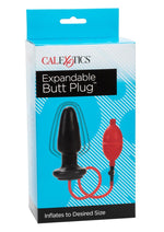 Load image into Gallery viewer, Expandable Butt Plug - Black/Red
