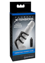 Load image into Gallery viewer, Fantasy X-Tensions Vibrating Power Cage Waterproof - Black - 3.5in