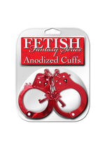 Load image into Gallery viewer, Fetish Fantasy Anodized Cuffs - Red