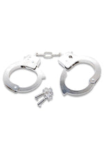 Load image into Gallery viewer, Fetish Fantasy Official Quick Release Handcuffs - Metal/Silver