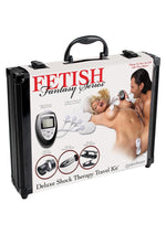 Load image into Gallery viewer, Fetish Fantasy Series Deluxe Shock Therapy Travel Kit - Black/Silver