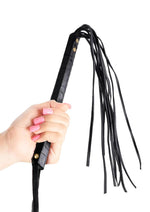 Load image into Gallery viewer, Fetish Fantasy Series First Time Flogger - Black - 20in