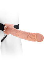 Load image into Gallery viewer, Fetish Fantasy Series Hollow Strap-On Dildo and Stretchy Harness - Vanilla - 11in
