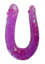 Load image into Gallery viewer, Fetish Fantasy Series Lucky Lady Dual Stimulator Dildo - Purple - 12in