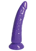 Load image into Gallery viewer, Fetish Fantasy Series Plus Size Strap-On with Harness and Dildo - Black/Purple - Queen - 8in