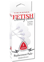 Load image into Gallery viewer, Fetish Fantasy Series Shock Therapy Replacement Pads - White - 12 Pack