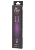 Load image into Gallery viewer, Fifty Shades Freed All Sensation Nipple and Clitoral Chain - Purple