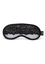 Load image into Gallery viewer, Fifty Shades Of Grey Play Nice Satin and Lace Blindfold - Black/Silver