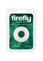 Load image into Gallery viewer, Firefly Bubble Ring Glow In The Dark Cock Ring - Glow In The Dark/White - Small