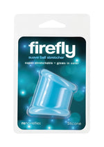 Load image into Gallery viewer, Firefly Suave Glow In The Dark Ball Stretcher Cock Ring - Blue/Glow In The Dark