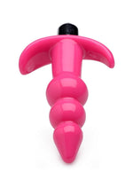 Load image into Gallery viewer, Frisky Bubbling Pink Ribbed Anal Plug