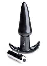 Load image into Gallery viewer, Frisky Thrilling Noir Smooth Anal Plug - Black