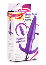 Load image into Gallery viewer, Frisky Thrilling Purple Smooth Anal Plug - Purple