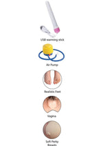 Load image into Gallery viewer, Fuck Friends Amber Inflatable Love Doll with Vibrating Vagina Waterproof