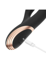 Load image into Gallery viewer, Gem Pressure Sensing App-Controlled Twin Balls Rabbit Vibrator