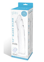 Load image into Gallery viewer, Glas Dildo Glass with Veins and Flat Base - Clear - 12in