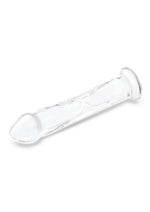 Load image into Gallery viewer, Glas Dildo Glass with Veins and Flat Base