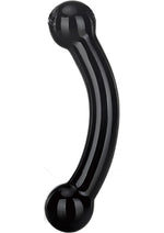 Load image into Gallery viewer, Glas Double Bull Black Dildo - Black